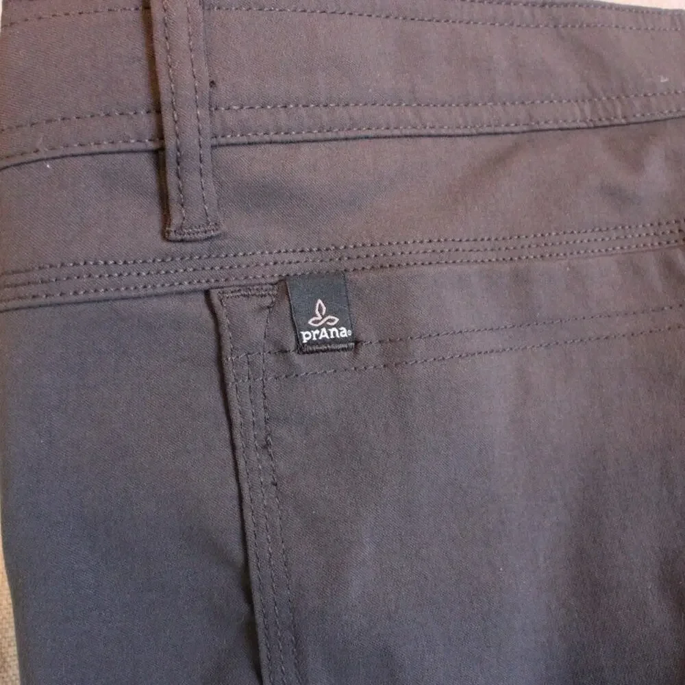 prAna Mens Zion Hiking Cargo Shorts Stretch Nylon Utility Gorpcore Charcoal 40
